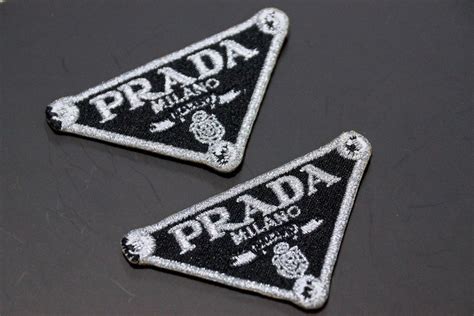 prada patch logo|Prada Milano Logo Iron On .